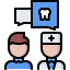 17 consultation, talk, dialogue, tooth, dentist, dental, medicine