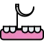 36 stitching, gingiva, tooth, dentist, dental, medicine